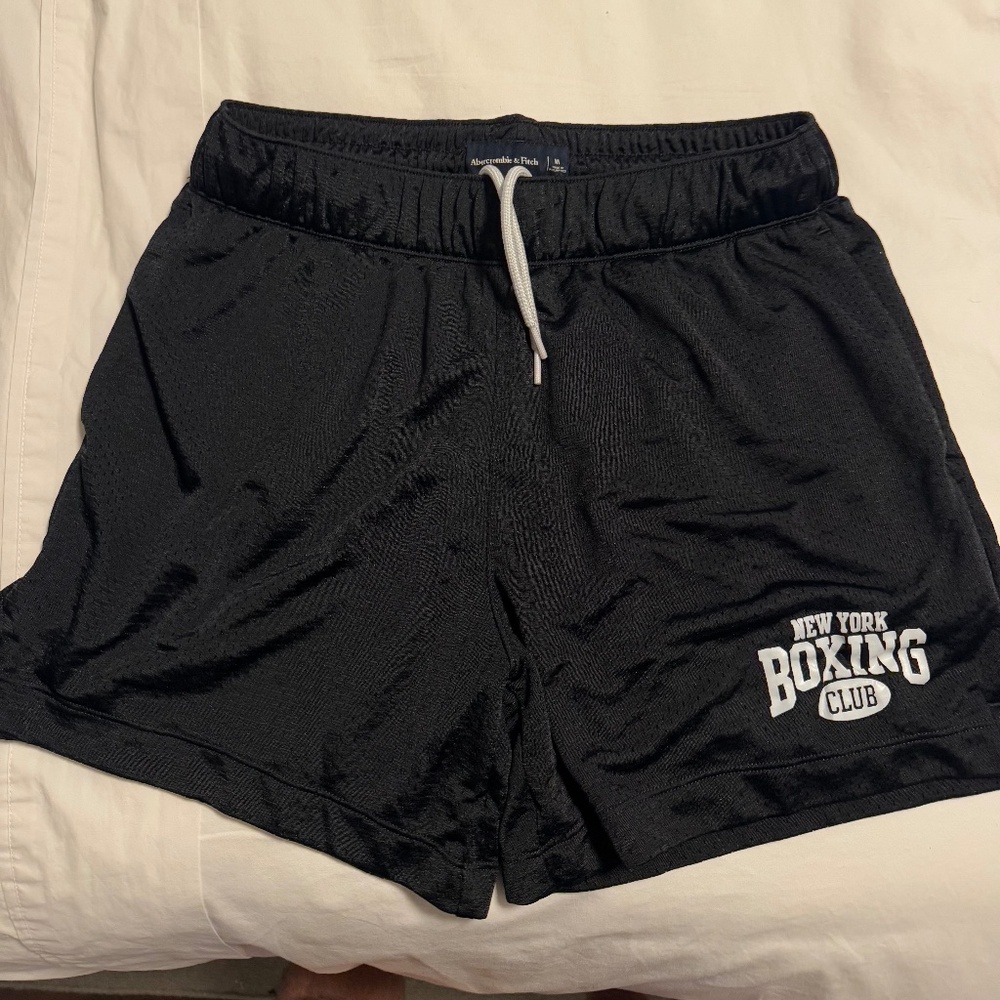Black Boxing Club Shorts — Men’s black MED - Abercrombie and Fitch